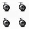 Service Caster 3 Inch Bright Chrome Soft Tread Ball Caster - Top Plate - SCC, 4PK SCC-TP01S30-DCR-BC-TP2-4 - alternate 1